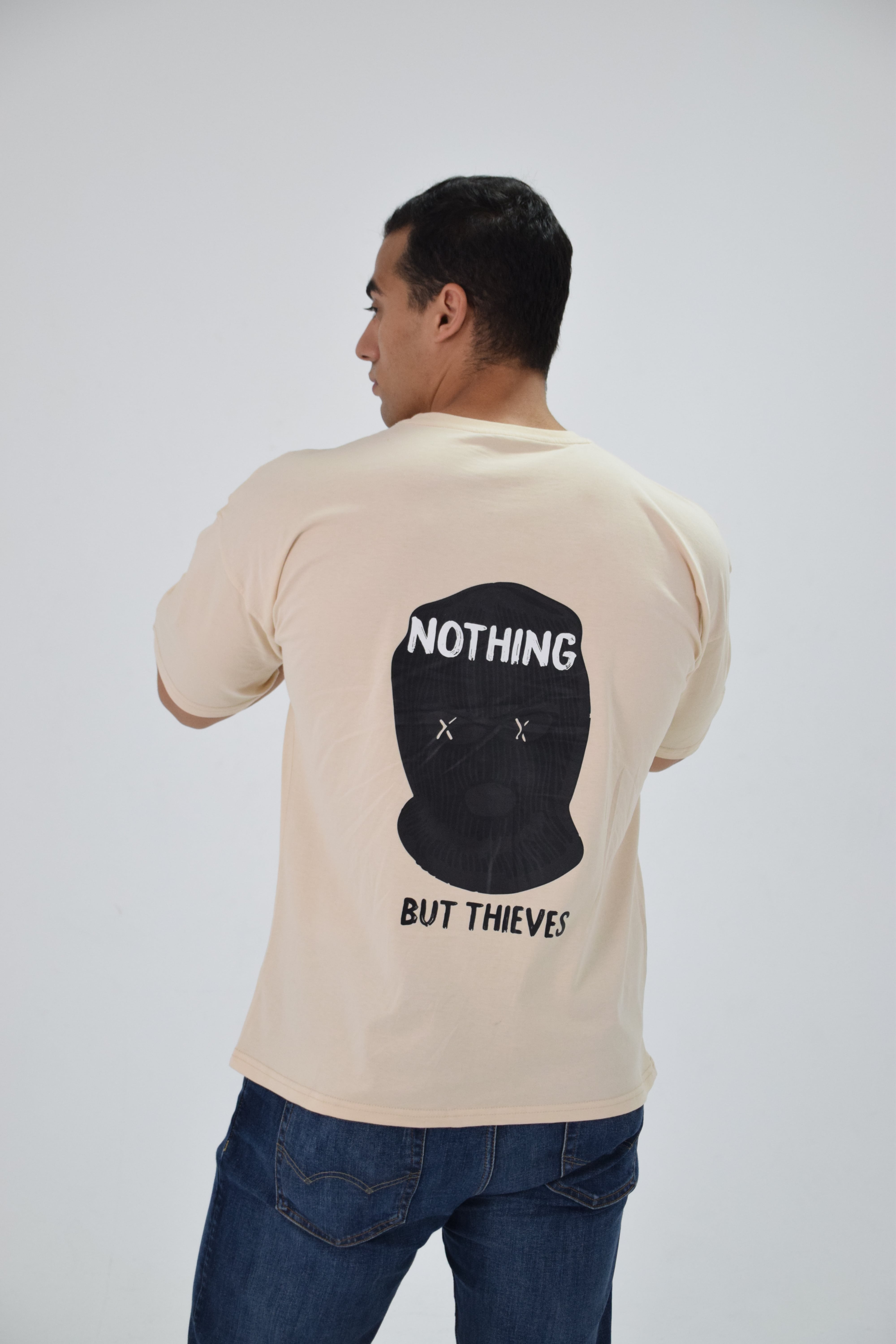 Manhoout Beige T-Shirt - 4